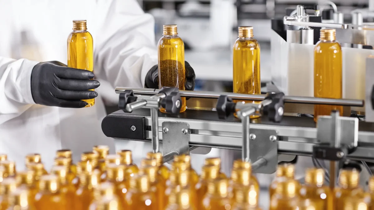 Automated Bottling And Quality Control Process