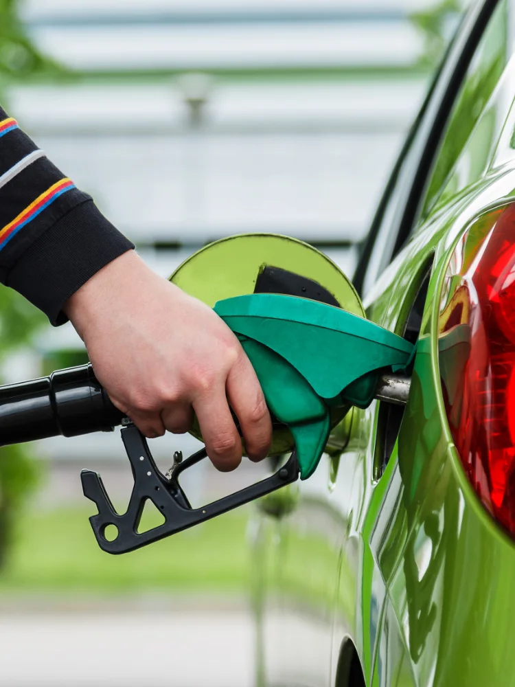 Ecofuel Vehicle Refueling Process Portrait