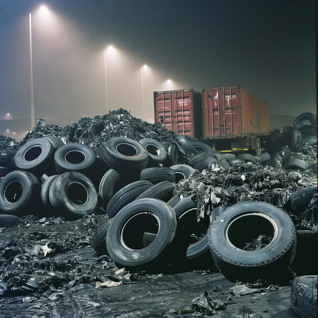 End Of Life Tire Collection For Recycling And Processing