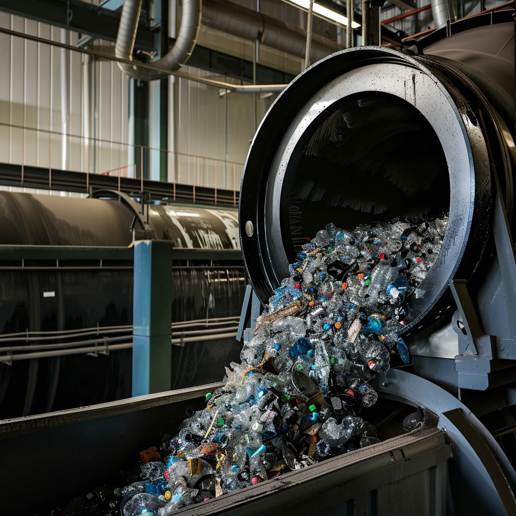 Industrial Plastic Waste Recycling Process